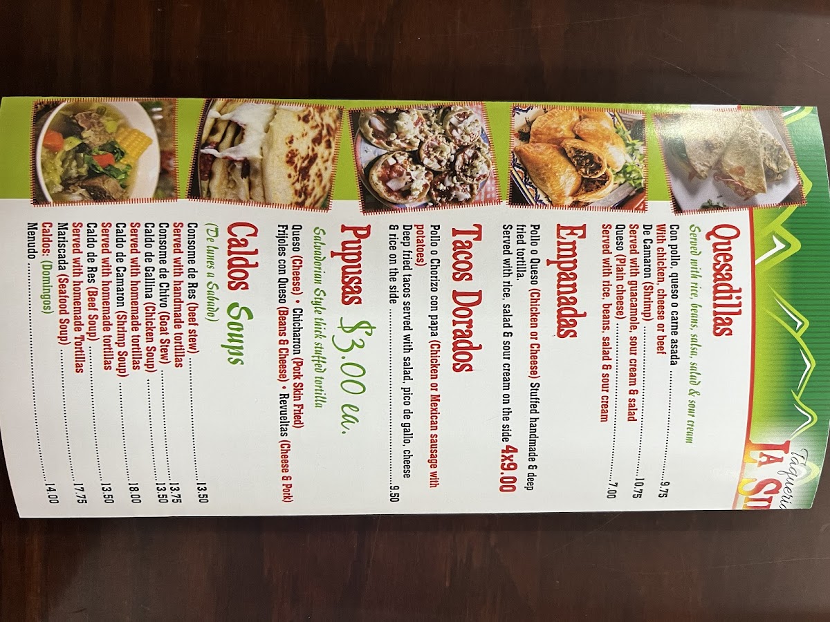 La Sierra Mexican Restaurant Menu - Image 3