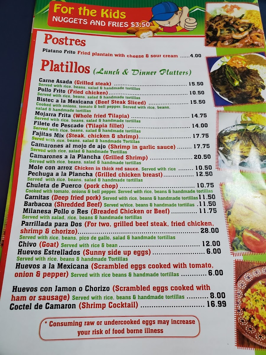 La Sierra Mexican Restaurant Menu - Image 5